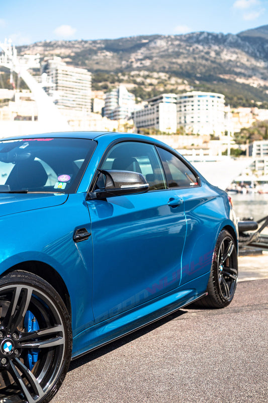 BMW M2 CARBON FIBRE SIDE SKIRT EXTENSIONS