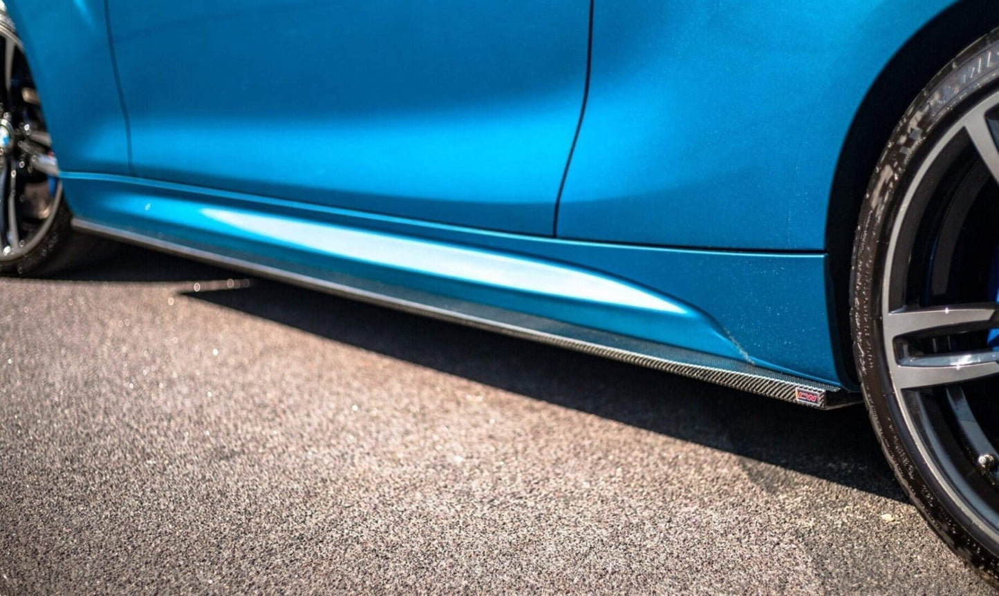 BMW M2 CARBON FIBRE SIDE SKIRT EXTENSIONS