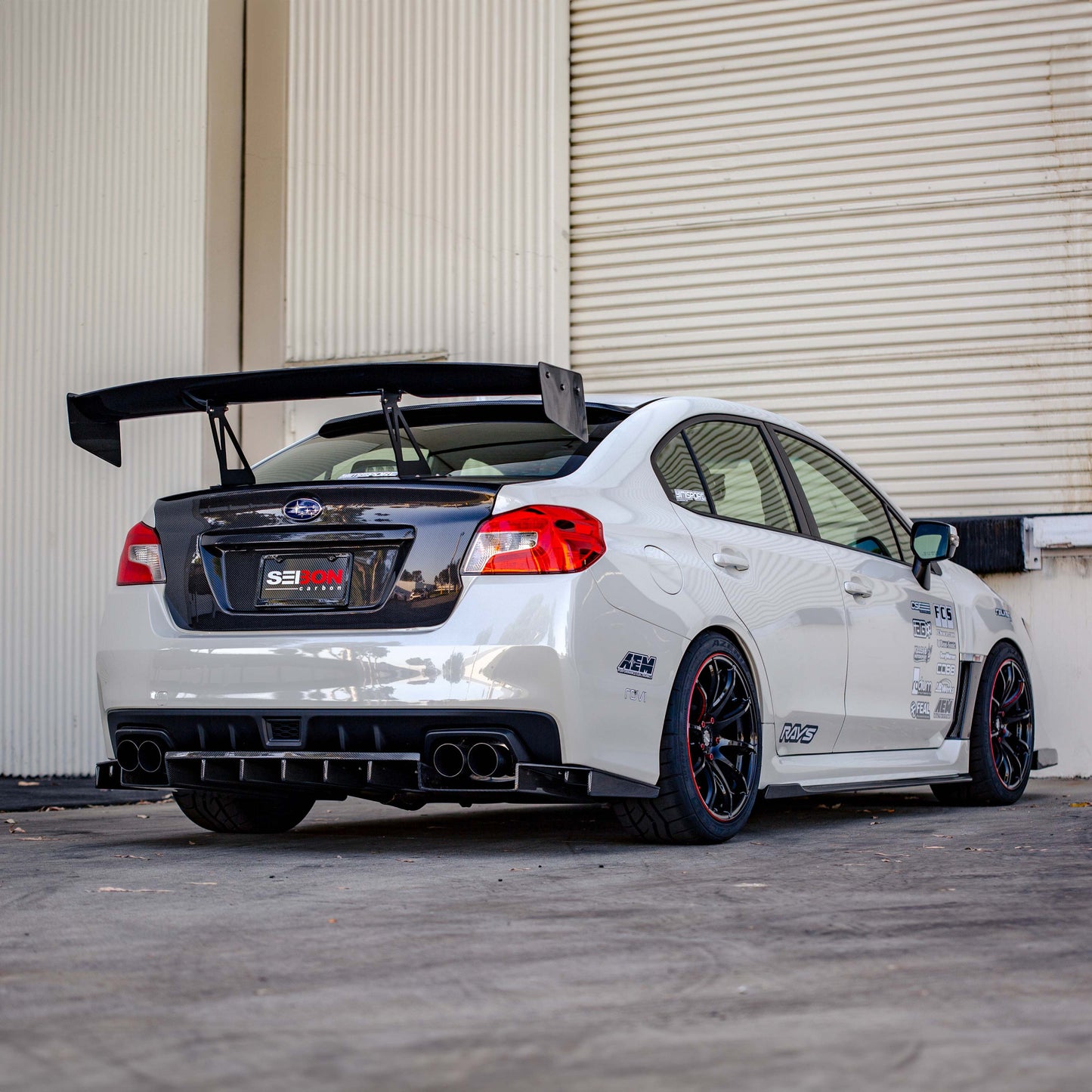 GT-Style Carbon Fiber Rear Spoiler For 2015-2021 Subaru WRX/STi