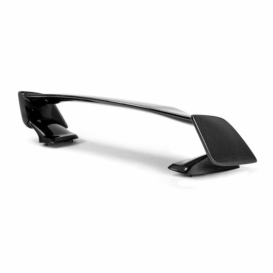 Seibon STI-style carbon fiber rear spoiler for Subaru WRX STI - view 2