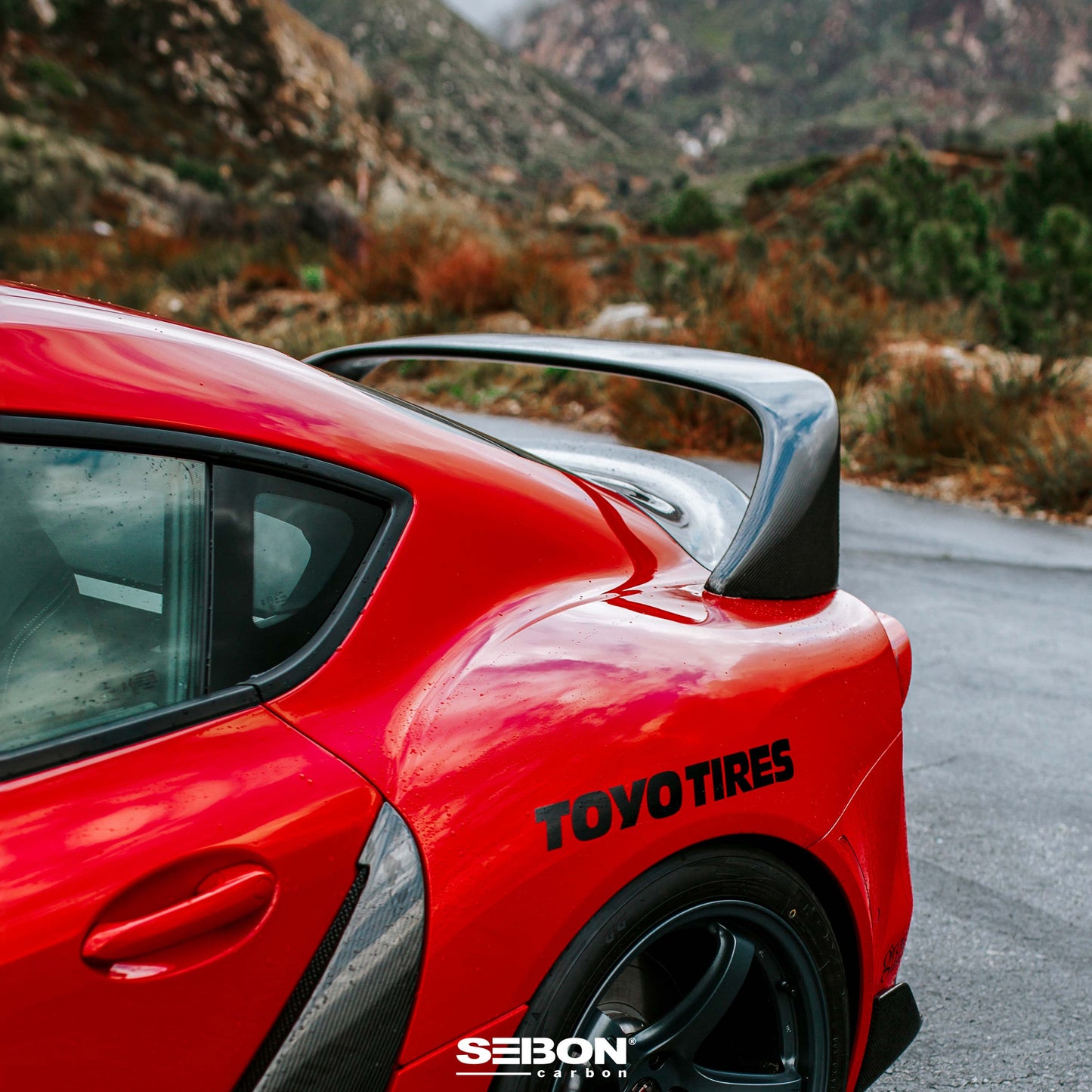 MB-Style Carbon Fiber Rear Spoiler For 2020-2024 Toyota GR Supra