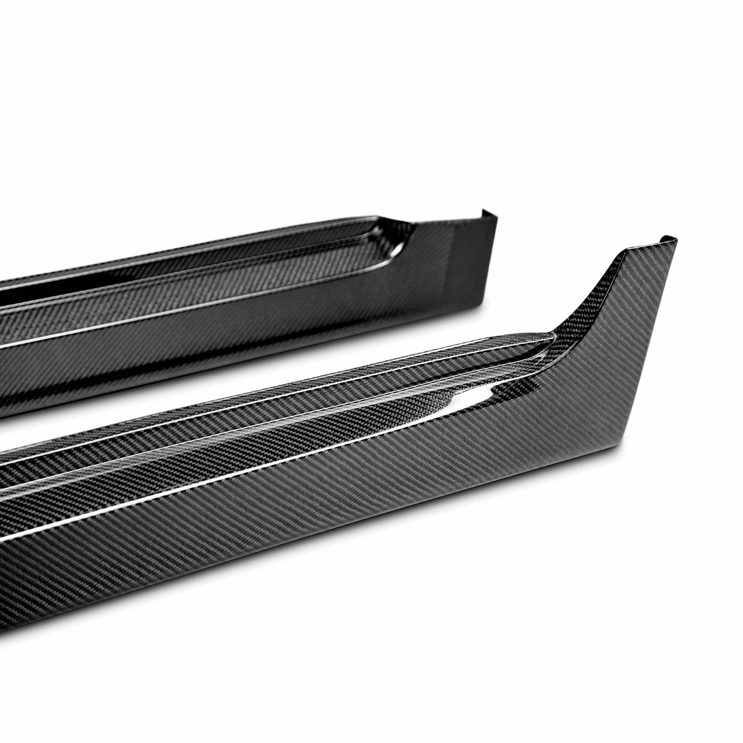 OEM-Style Carbon Fiber Side Skirts For 2008-2014 Subaru STi / 2011-2014 WRX