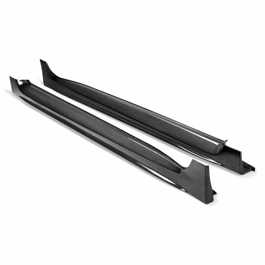 Seibon OE-style carbon fiber side skirts for Subaru WRX STI
