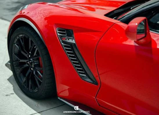 2015 - 2019 CORVETTE C7 Z06 CARBON FIBER FENDER VENTS