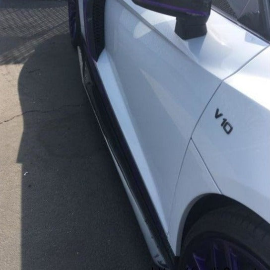 2-Piece Side Skirt Splitter / Fits R8 Coupe & Spyder 2017-2018 Skirts