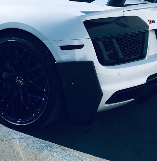 Rear Air Vent Paddle Fins / Fits R8 Coupe & Spyder 2017-2018