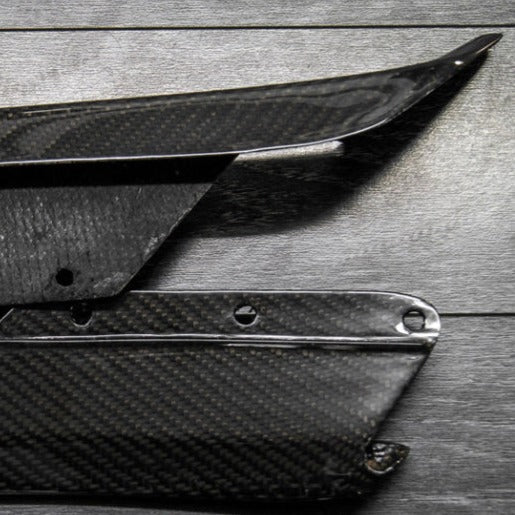 C7 Carbon Fiber Quarter Panel Bottom Vents for Chevrolet Corvette C7 2014-2019