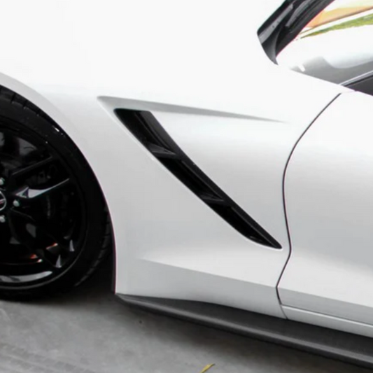 C7 Z06 Carbon Fiber Front Fender Vents for Chevrolet Corvette C7 2014-2019