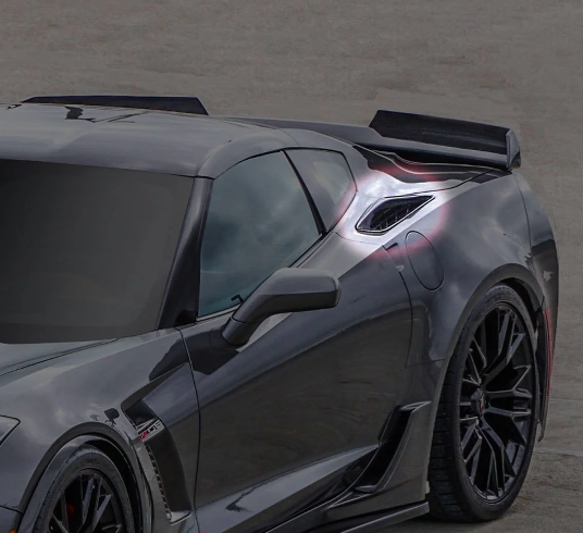 C7 Carbon Fiber Quarter Panel Top Vents for Chevrolet Corvette C7 2014-2019