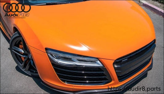 Gr Dual Front Splitter / Fits R8 Coupe & Spyder V8/v10 2007-2015