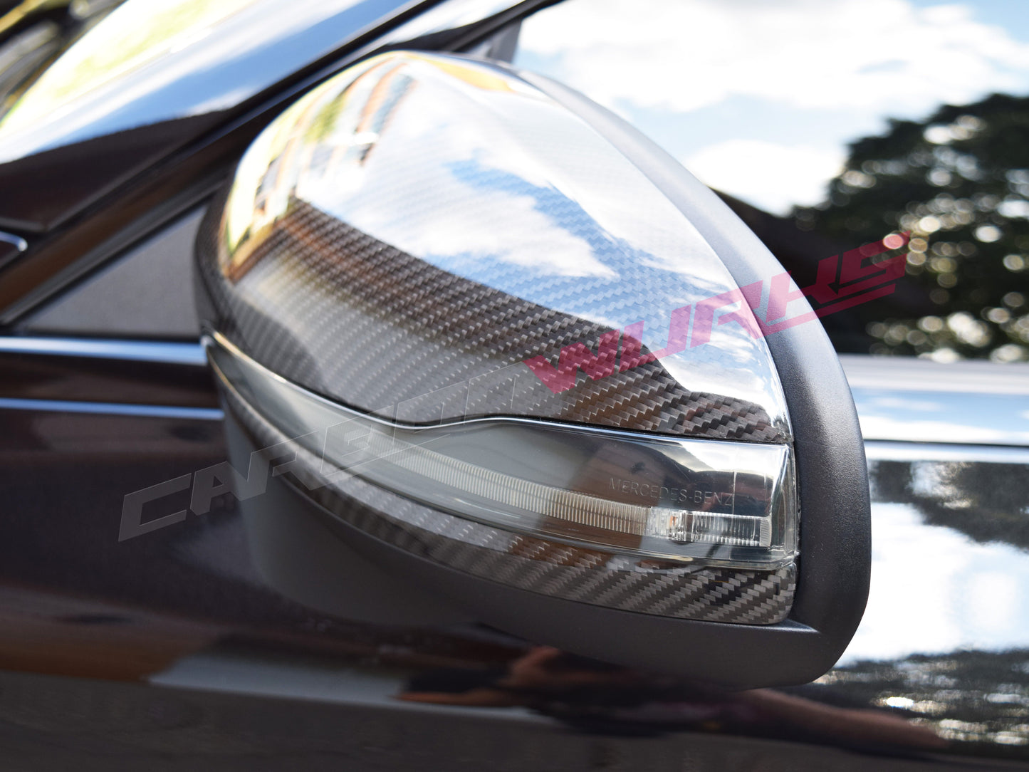 MERCEDES C / E / S / GLC CLASS CARBON FIBRE MIRRORS