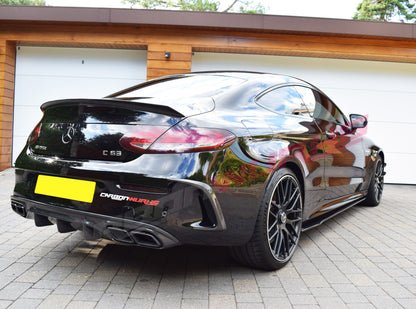 MERCEDES C63 COUPE & CONVERTIBLE CARBON FIBRE REAR DIFFUSER