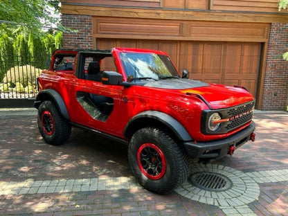 2021 - 2024 Ford Bronco Fiberglass Halo Doors with Carbon Fiber Inserts (2-Door)