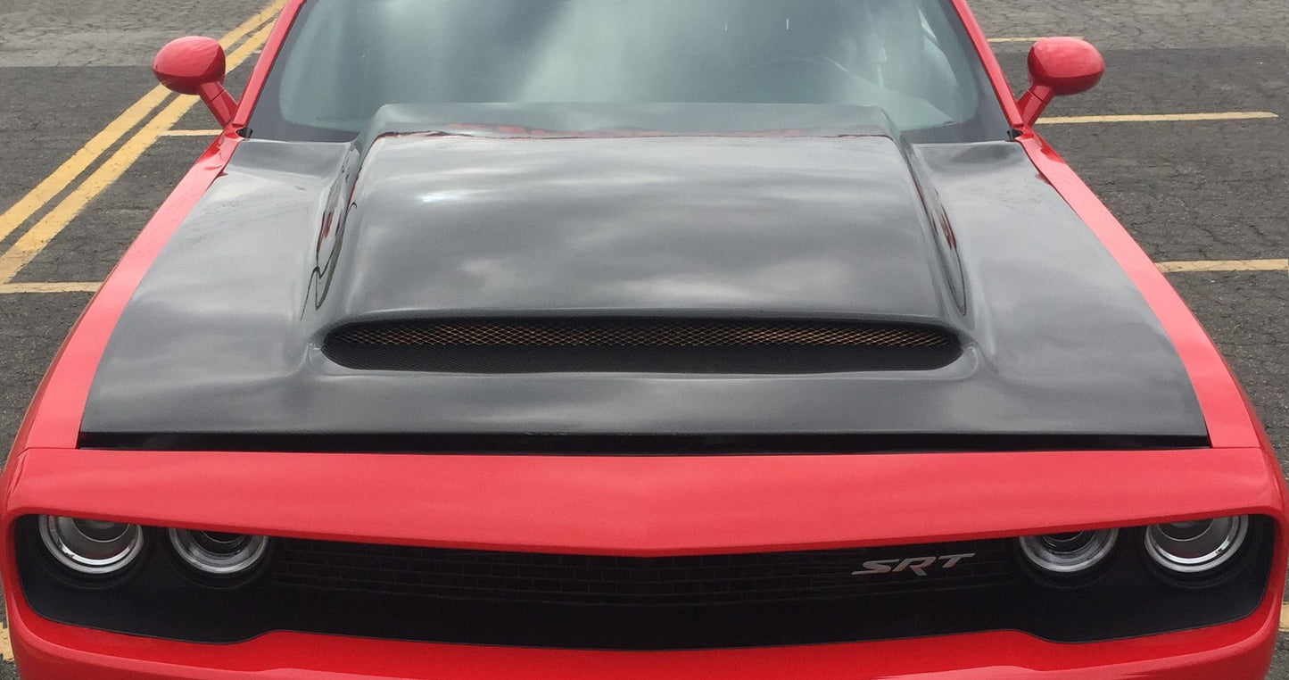2018 - 2023 Dodge Challenger Demon Cowl-Style Carbon Fiber Hood
