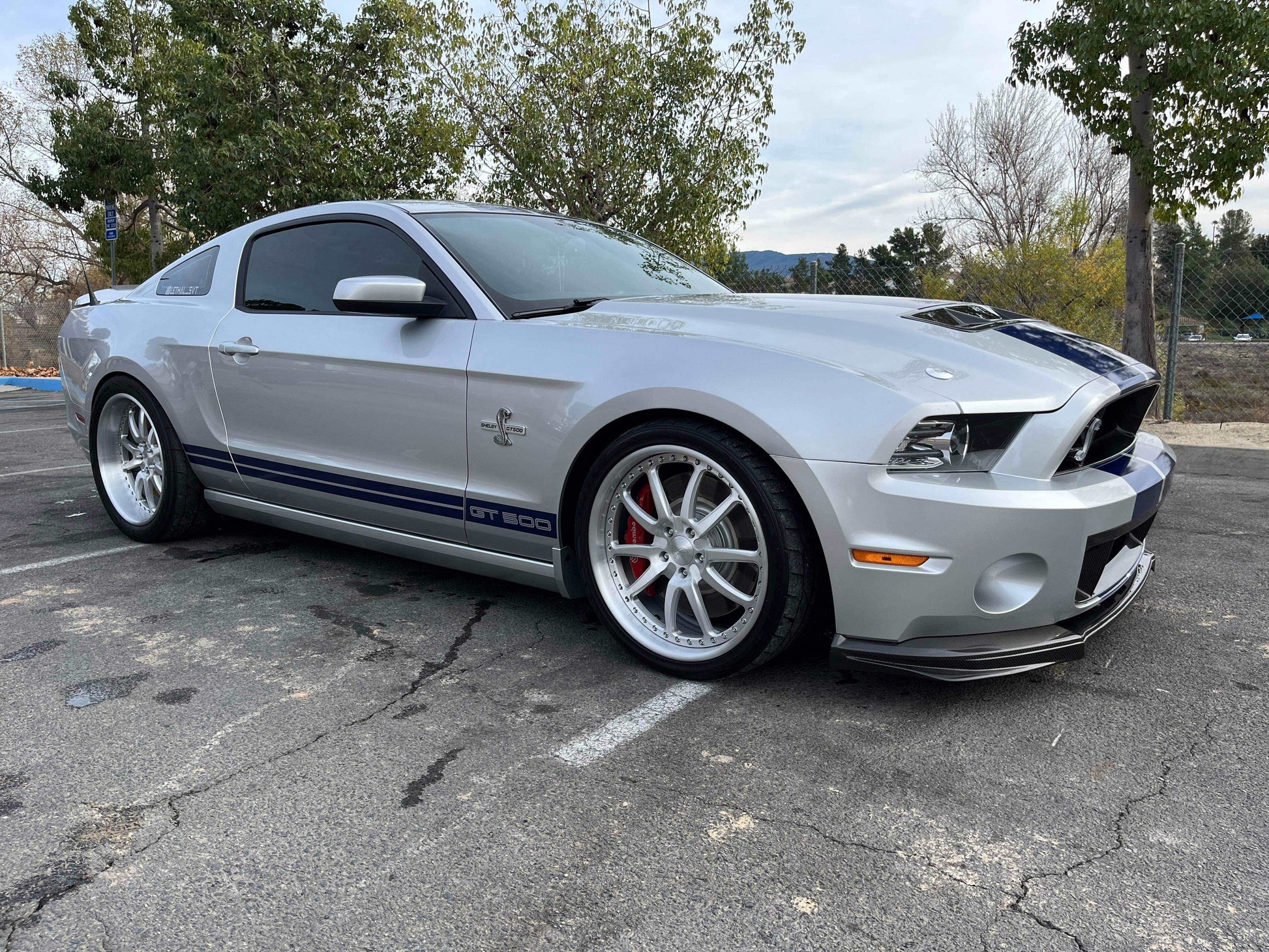 2010 - 2014 Mustang Shelby GT500 Type-GT Carbon Fiber Front Lip
