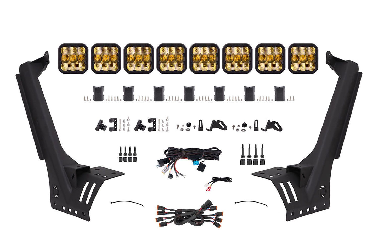 SS5 Windshield CrossLink Lightbar Kit for 2020-2024 Jeep Gladiator