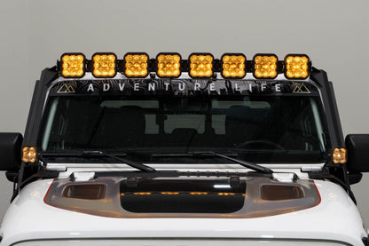 SS5 Windshield CrossLink Lightbar Kit for 2020-2024 Jeep Gladiator