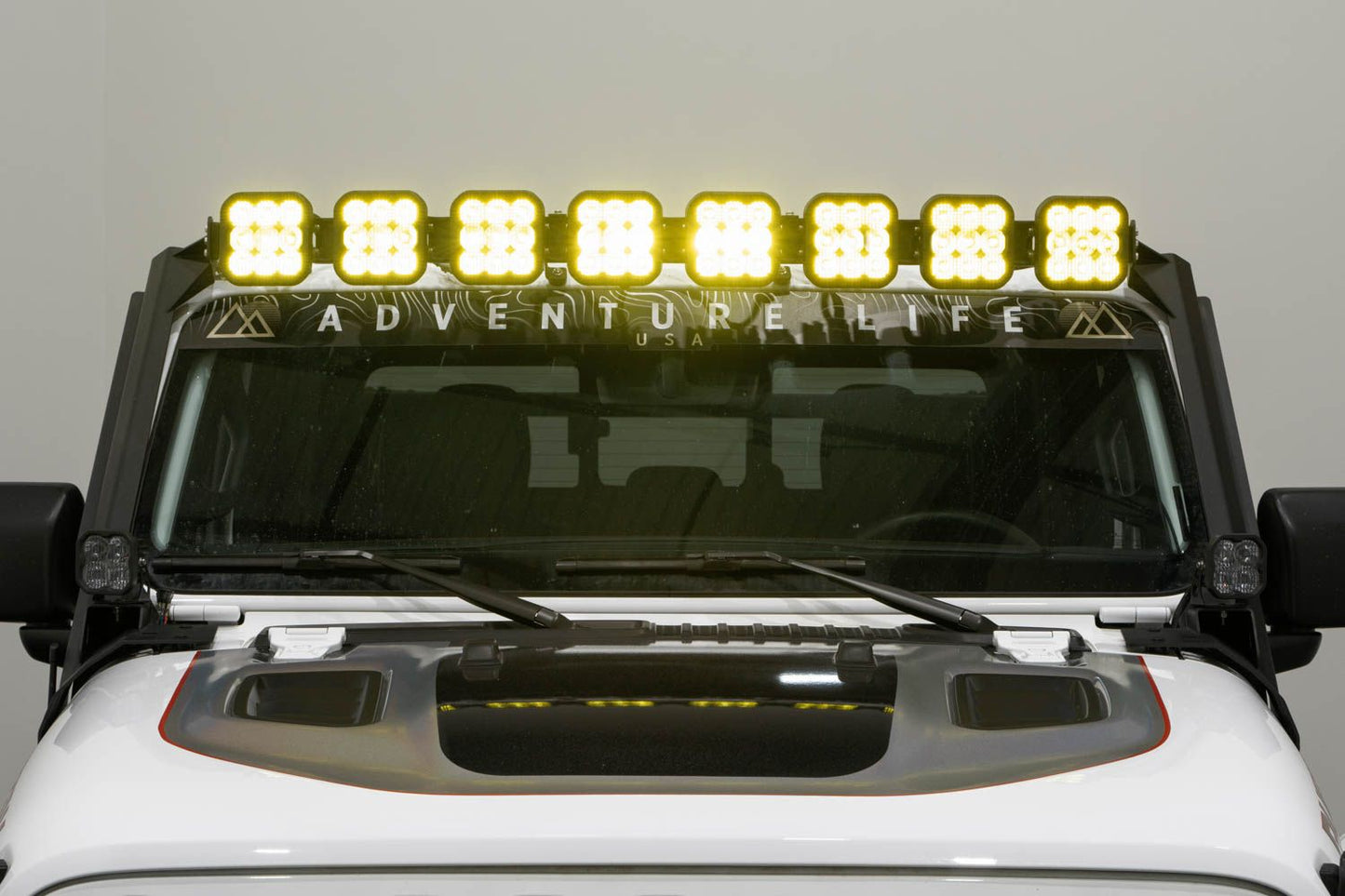 SS5 Windshield CrossLink Lightbar Kit for 2020-2024 Jeep Gladiator