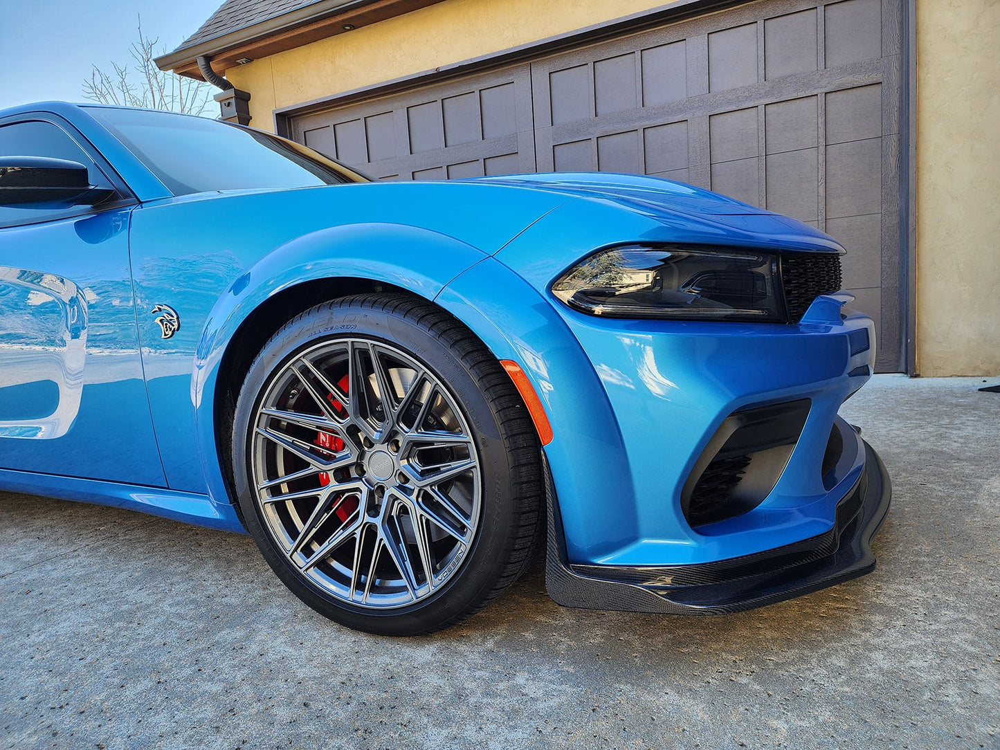 2020-2023 Dodge Charger Widebody Carbon Fiber Front Chin Spoiler