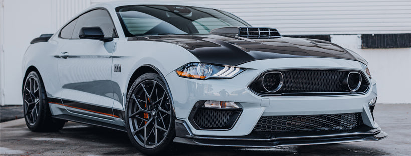 2021 - 2023 Ford Mustang Mach 1 Double Sided Type-SK Carbon Fiber Hood