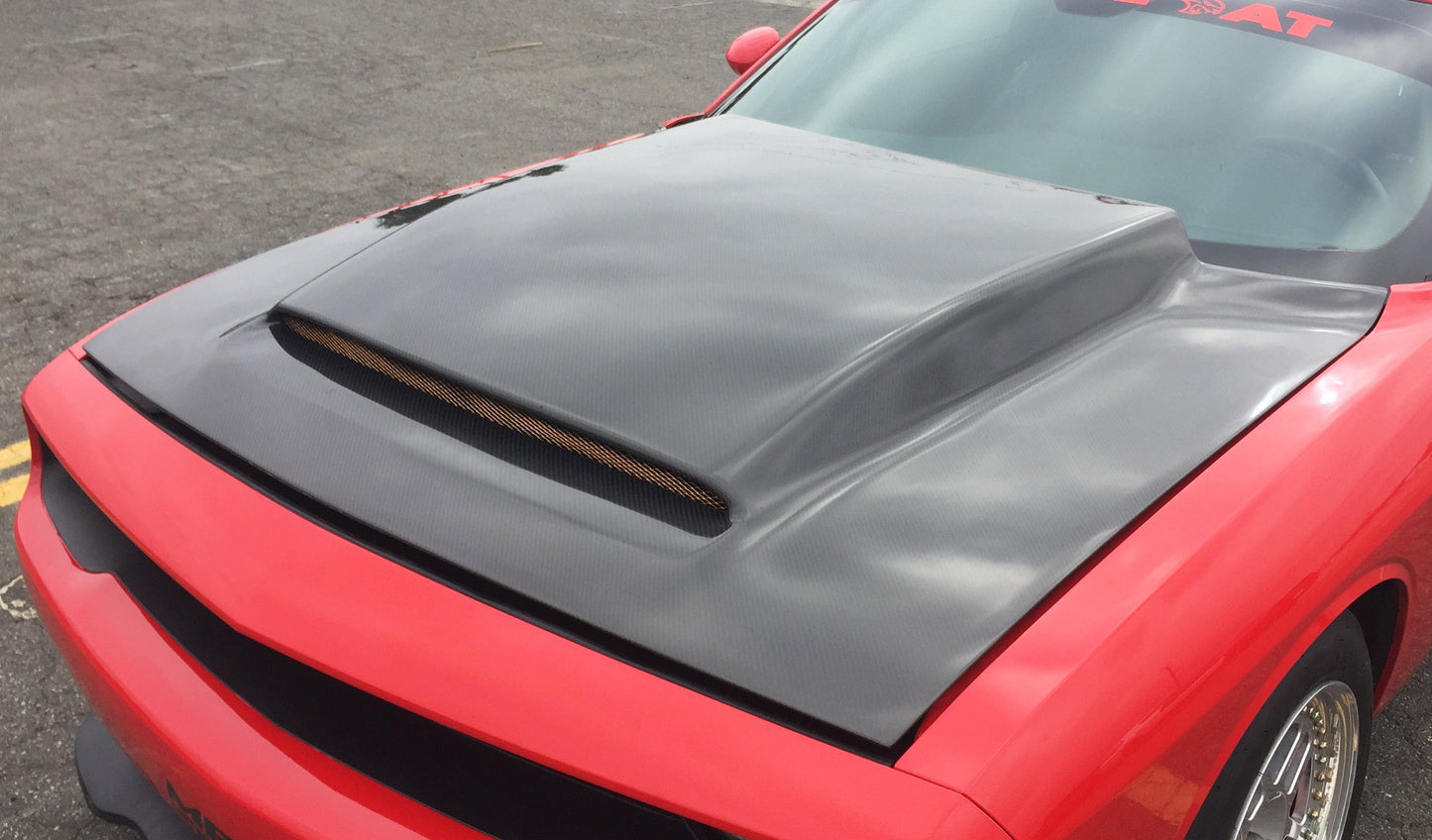 2018 - 2023 Dodge Challenger Demon Cowl-Style Carbon Fiber Hood