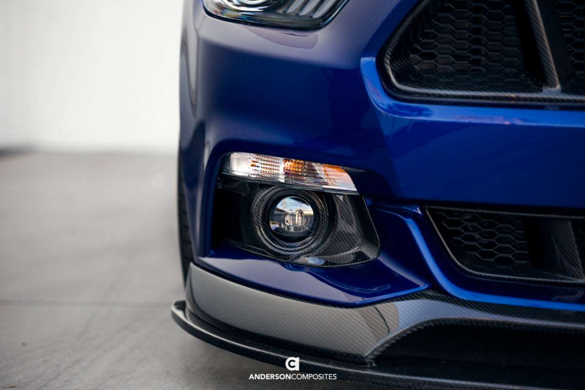 2015 - 2017 Mustang Carbon Fiber Fog Light Surrounds