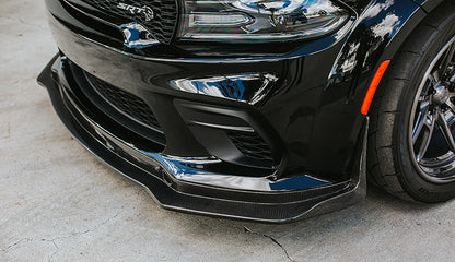 2020-2023 Dodge Charger Widebody Carbon Fiber Front Chin Spoiler