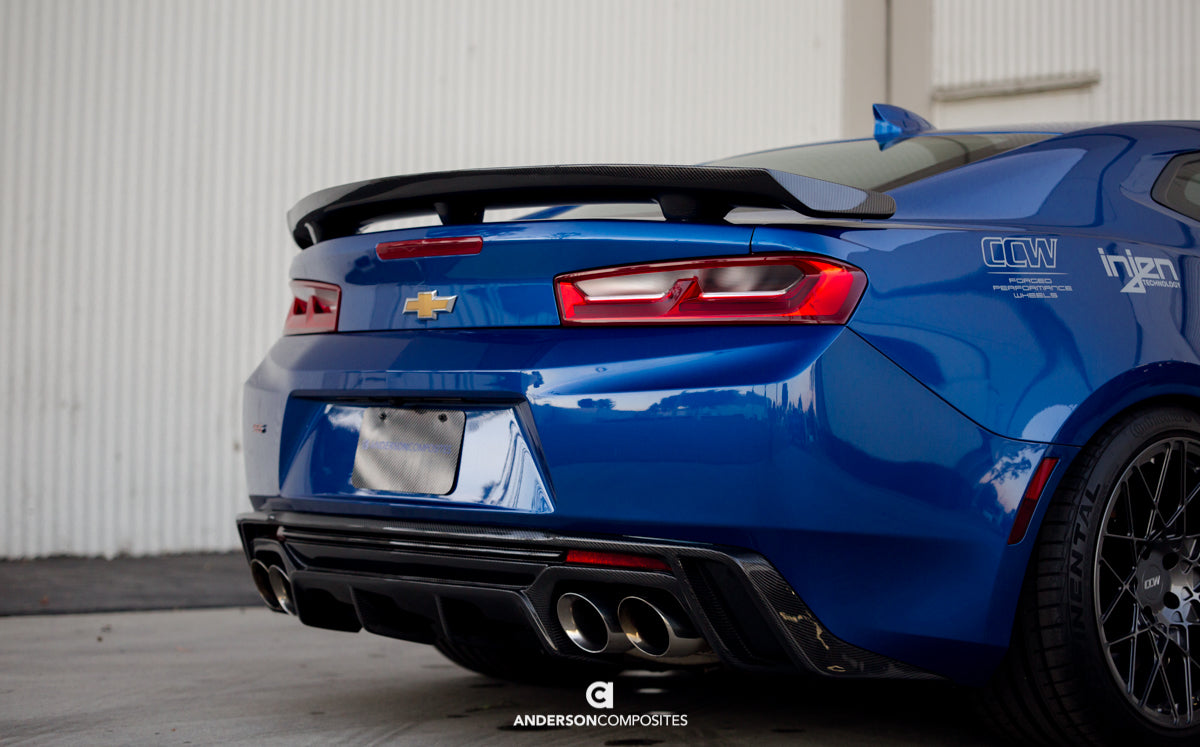 2016 - 2024 Camaro ZL1 Style Carbon Fiber Rear Spoiler