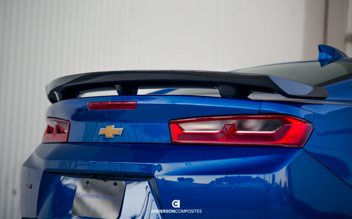 2016 - 2024 Camaro ZL1 Style Carbon Fiber Rear Spoiler