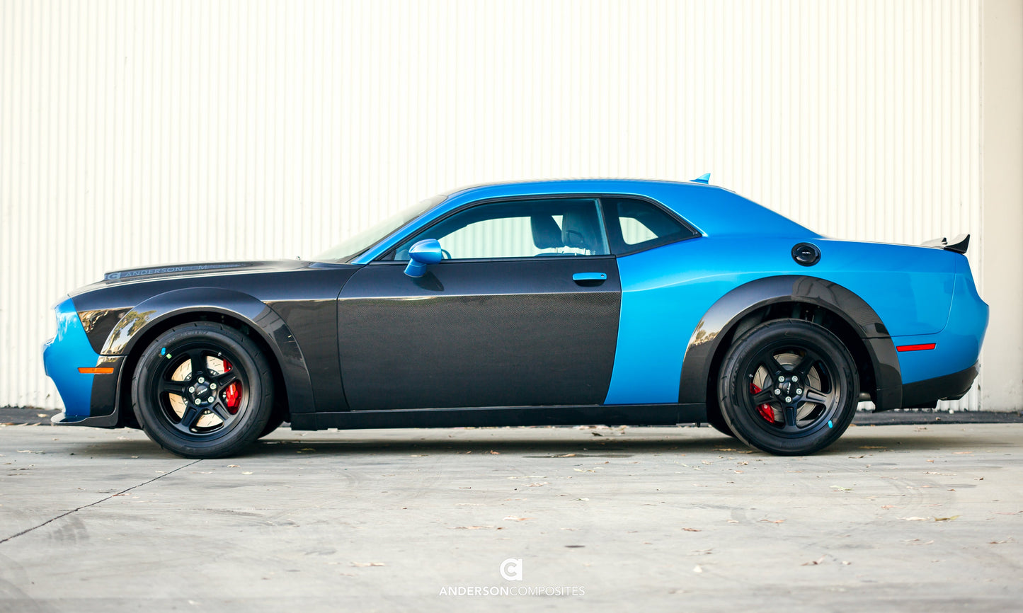 2015 - 2023 Dodge Challenger Carbon Fiber Doors (Pair)