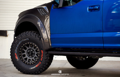 2017-2020 FORD RAPTOR CARBON FIBER TYPE-OE FRONT FENDER FLARES (PAIR)
