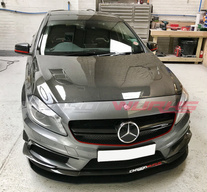 MERCEDES A-CLASS CARBON FIBRE VENTED BONNET