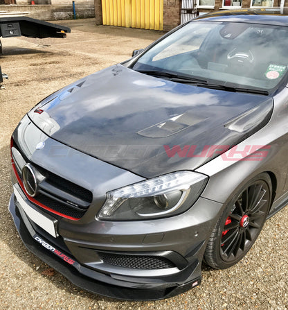 MERCEDES A-CLASS CARBON FIBRE VENTED BONNET