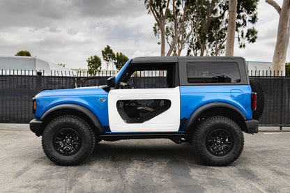 2021 - 2024 Ford Bronco Fiberglass Halo Doors with Carbon Fiber Inserts (2-Door)