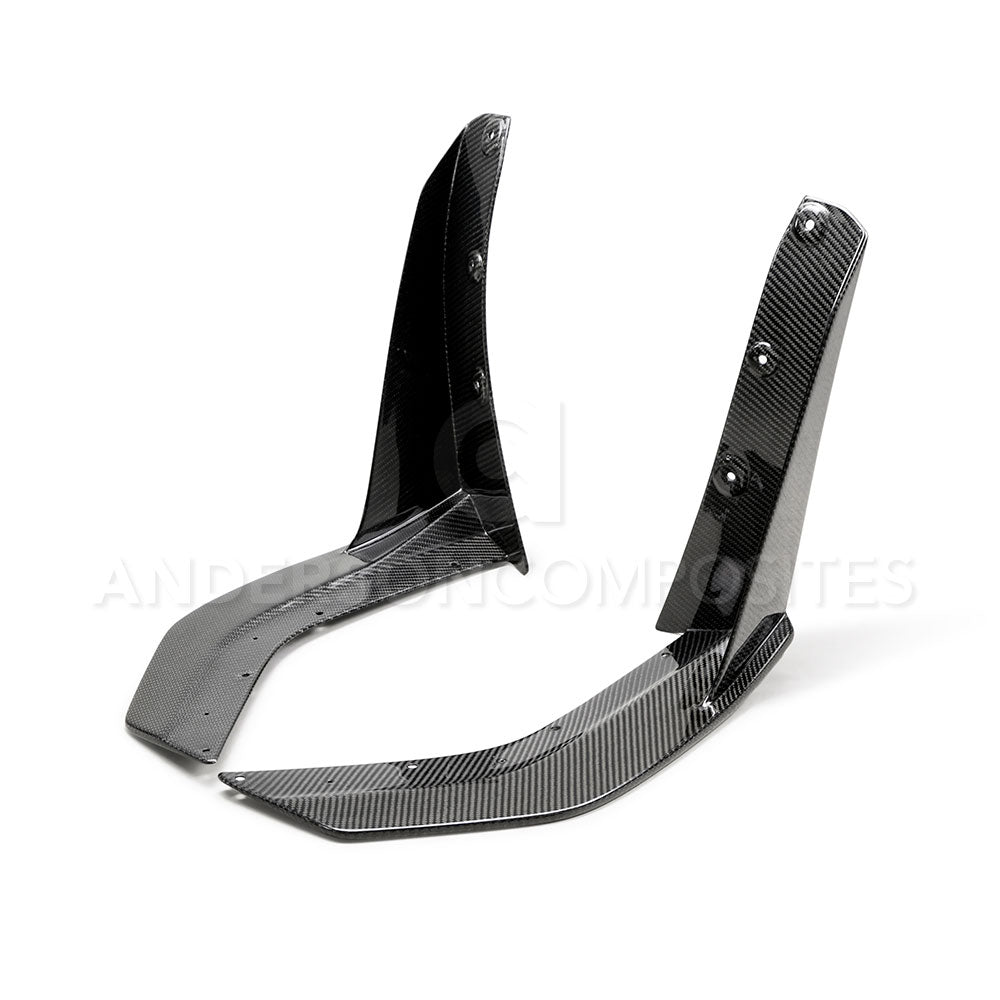 2020 - 2023 Mustang Shelby GT500 Front Splitter Wickers