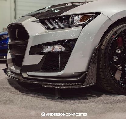 2020 - 2023 Mustang Shelby GT500 Front Splitter Wickers
