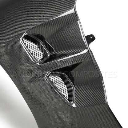 2005-2013 CHEVROLET CORVETTE C6 TYPE-ZR1 CARBON FIBER FENDERS (1.65" WIDER)