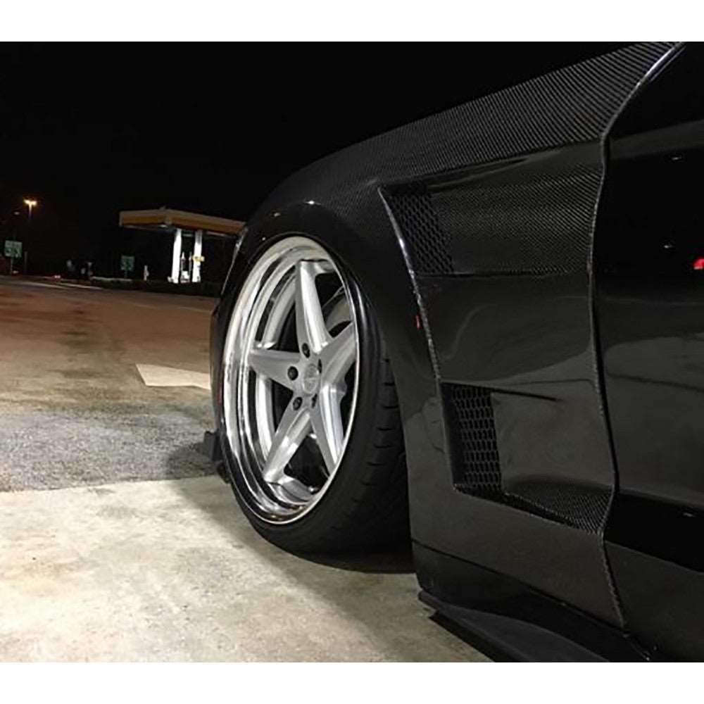 2015 - 2017 Mustang Carbon Fiber Type-AT Front Fenders (Pair)