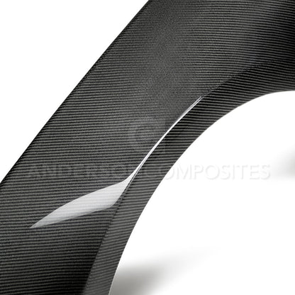 2018 - 2023 FORD MUSTANG GT350 STYLE CARBON FIBER FENDERS (PAIR)