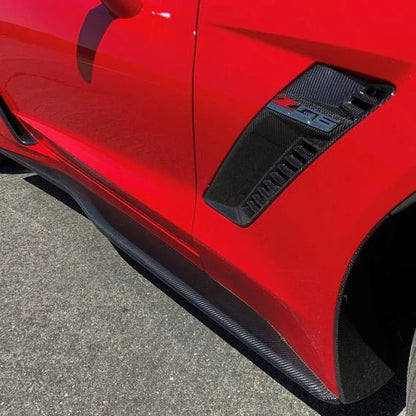 2015 - 2019 CORVETTE C7 Z06 CARBON FIBER SIDE SKIRTS