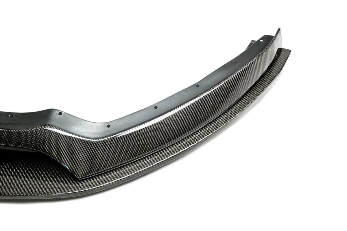 2018 - 2023 FORD MUSTANG TYPE-AR CARBON FIBER FRONT CHIN SPLITTER (PP1)