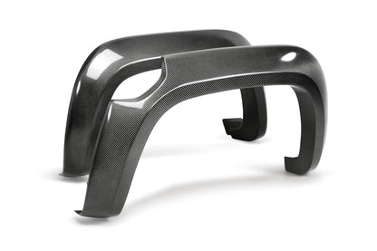 2017-2020 Chevrolet Colorado ZR2 Carbon Fiber Rear Fender Flares (Pair)