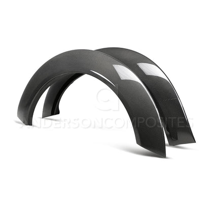 2018 - 2023 Dodge Challenger Hellcat Widebody/Demon/Redeye Carbon Fiber Rear Fender Flares (Pair)