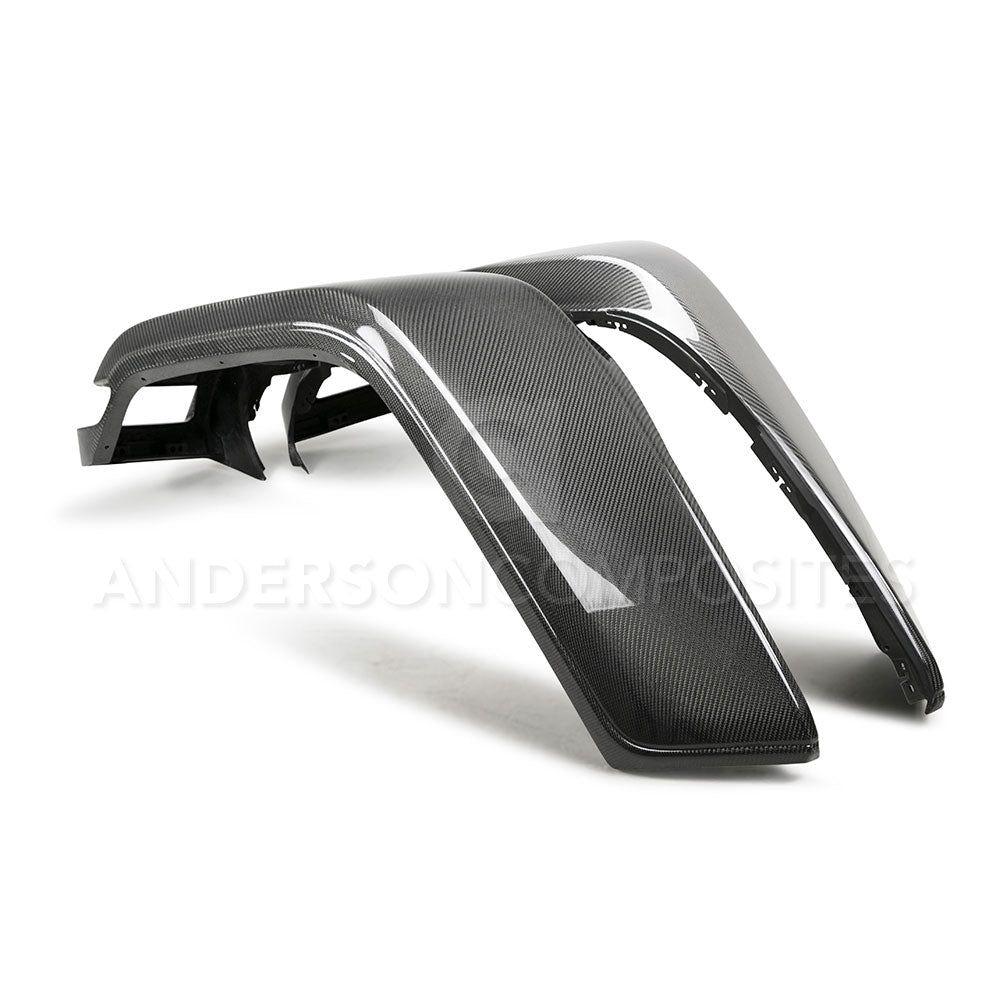 2020 - 2024 Jeep Gladiator  (JT) Carbon Fiber Front Fender Flares (Pair)
