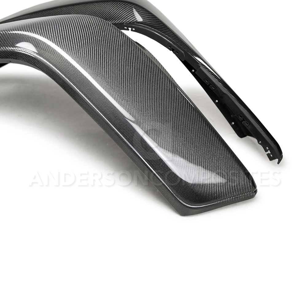 2020 - 2024 Jeep Gladiator  (JT) Carbon Fiber Front Fender Flares (Pair)