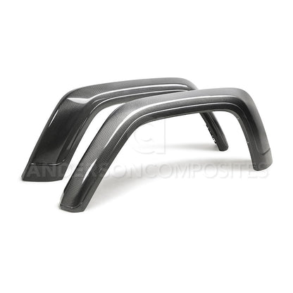 2020-2024 Jeep  Gladiator (JT) Carbon Fiber Rear Fender Flares (Pair)