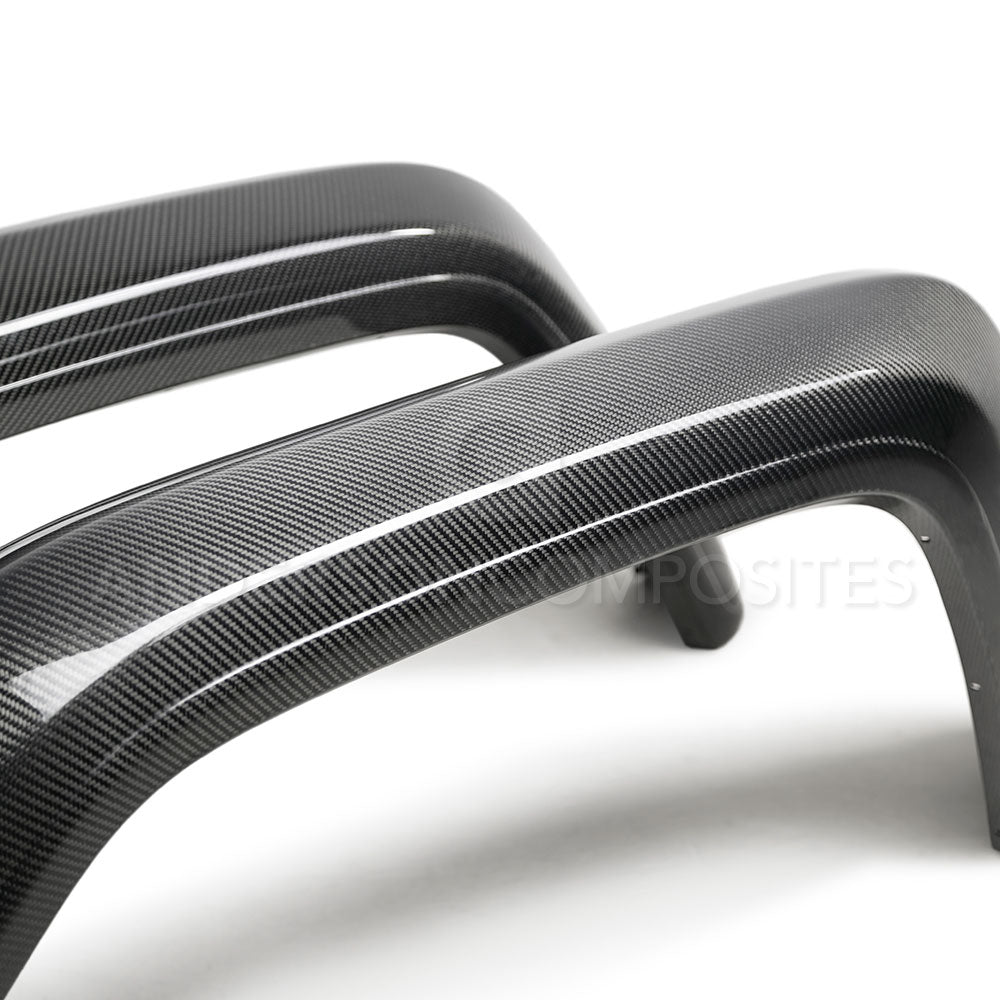 2020-2024 Jeep  Gladiator (JT) Carbon Fiber Rear Fender Flares (Pair)