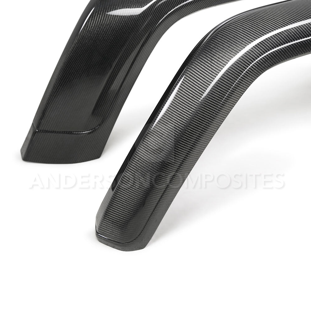 2020-2024 Jeep  Gladiator (JT) Carbon Fiber Rear Fender Flares (Pair)