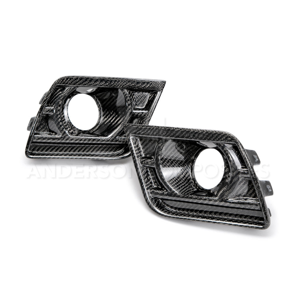2014 - 2015 Camaro Type-Z28 Carbon Fiber Air Duct Bezels (Pair)
