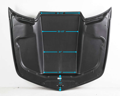 2010 - 2015 Camaro Type-COPO Fiberglass Cowl Hood